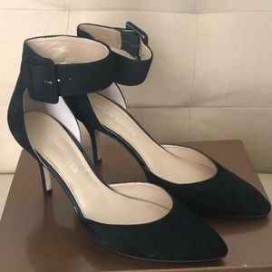 Black suede shoes size 9 1/2